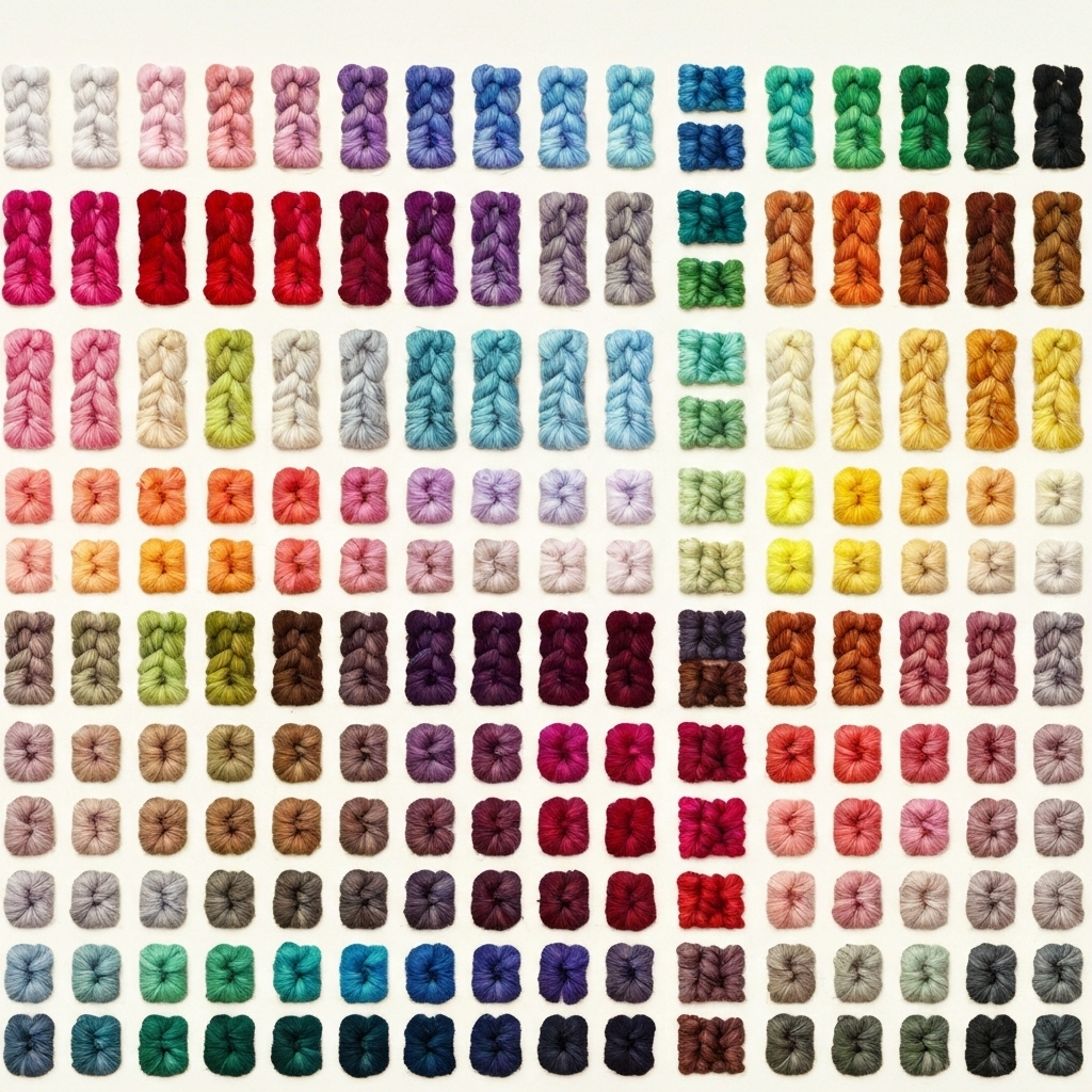 Weaving Yarn Color Range